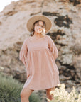 Long sleeve knee dress