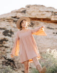 Keisha Dress in Apricot