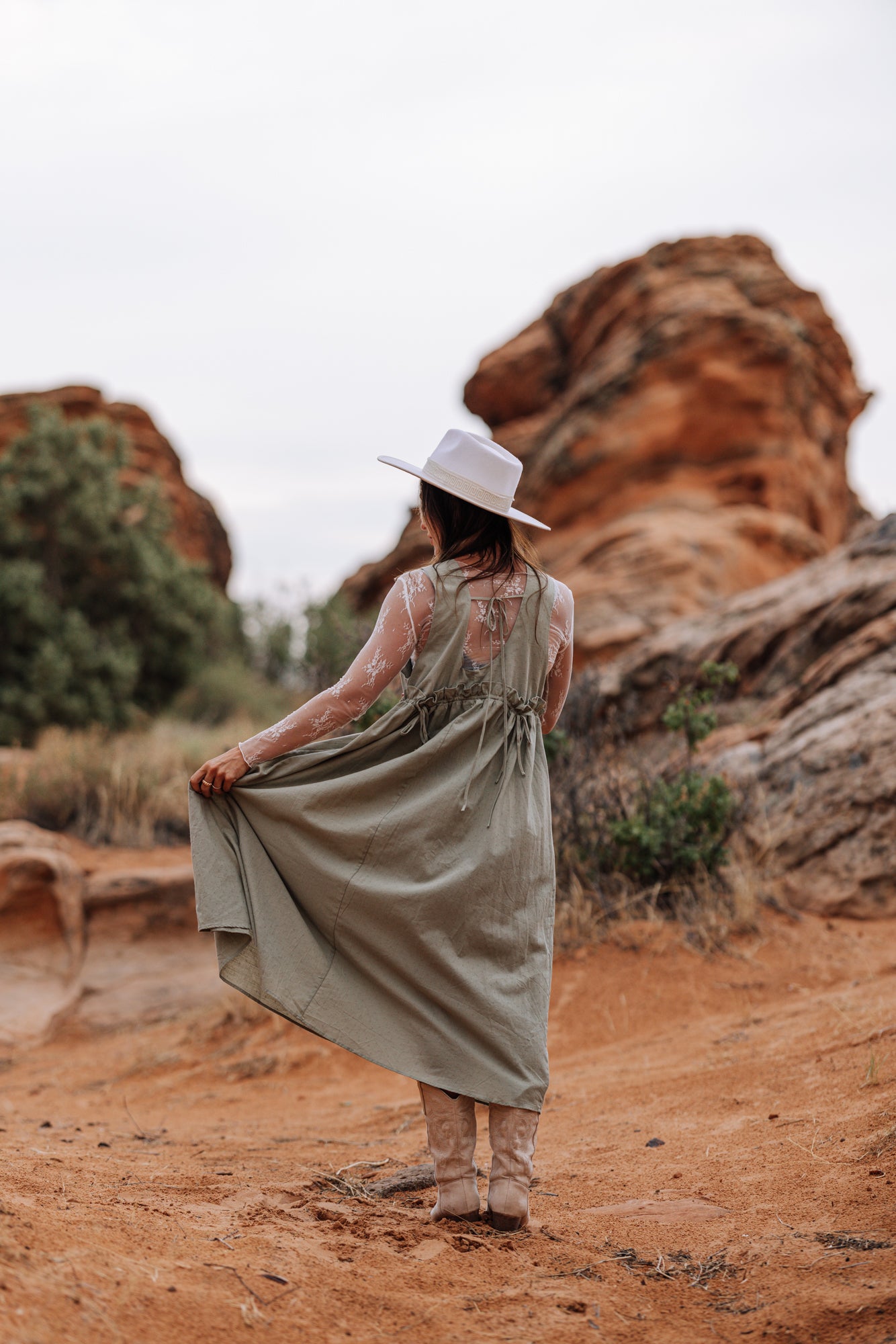 Green Fall Dress