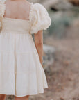 Emmica Dress in Cream