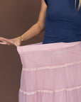 Elastic Waistband Skirt