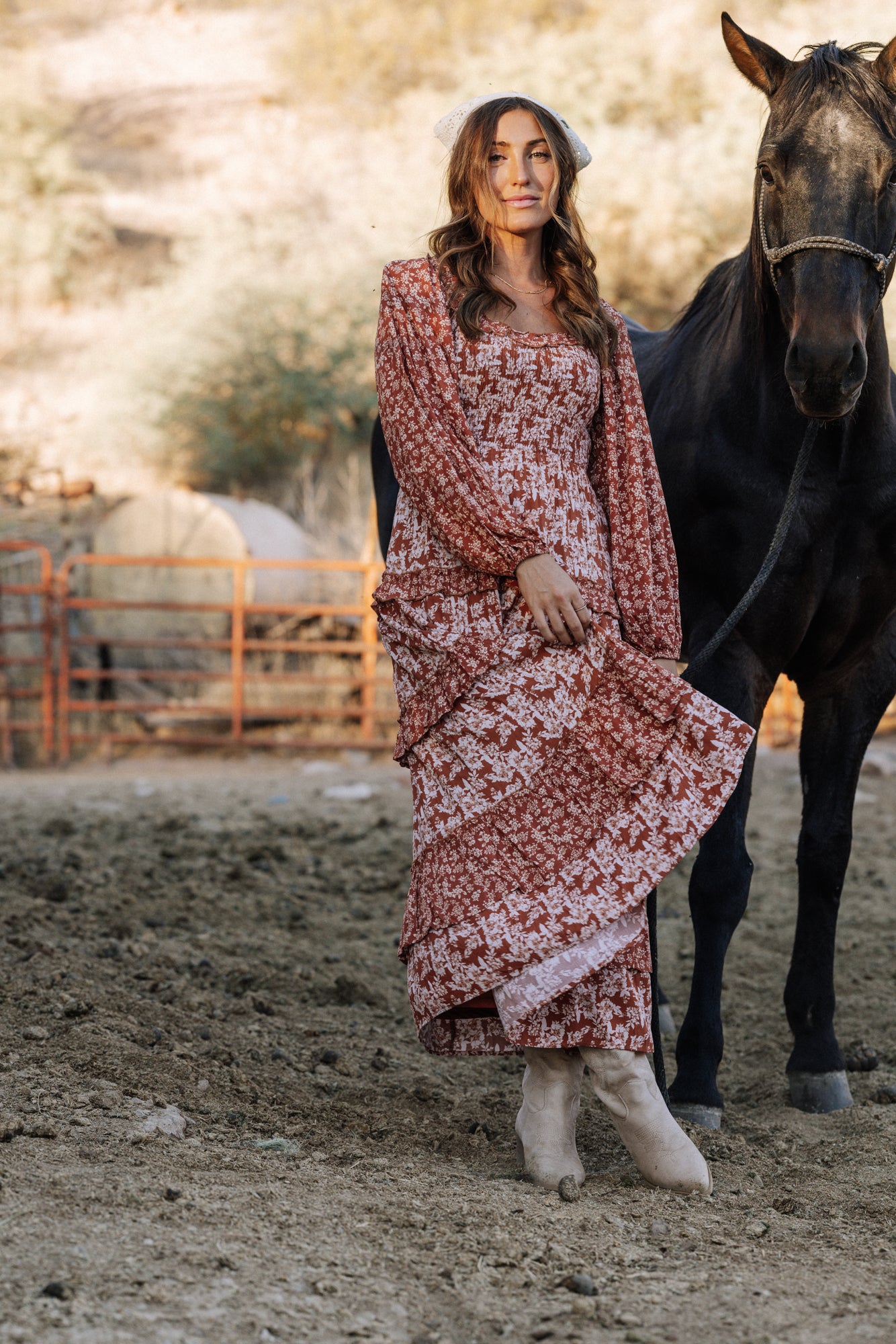 Long sleeve maxi dress