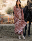 Long sleeve maxi dress