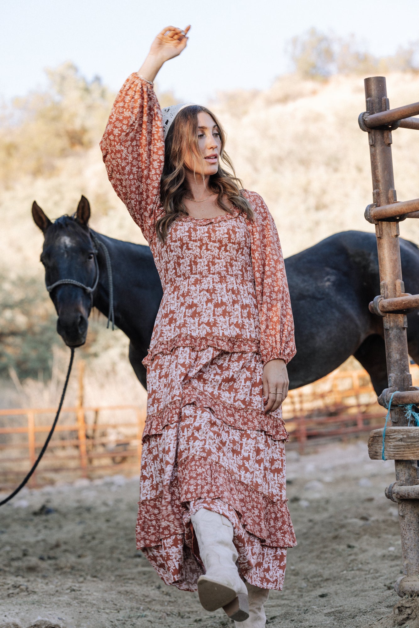 Boho maxi dress