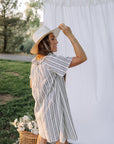 Andra Dress in Ivory Black - Coming Soon