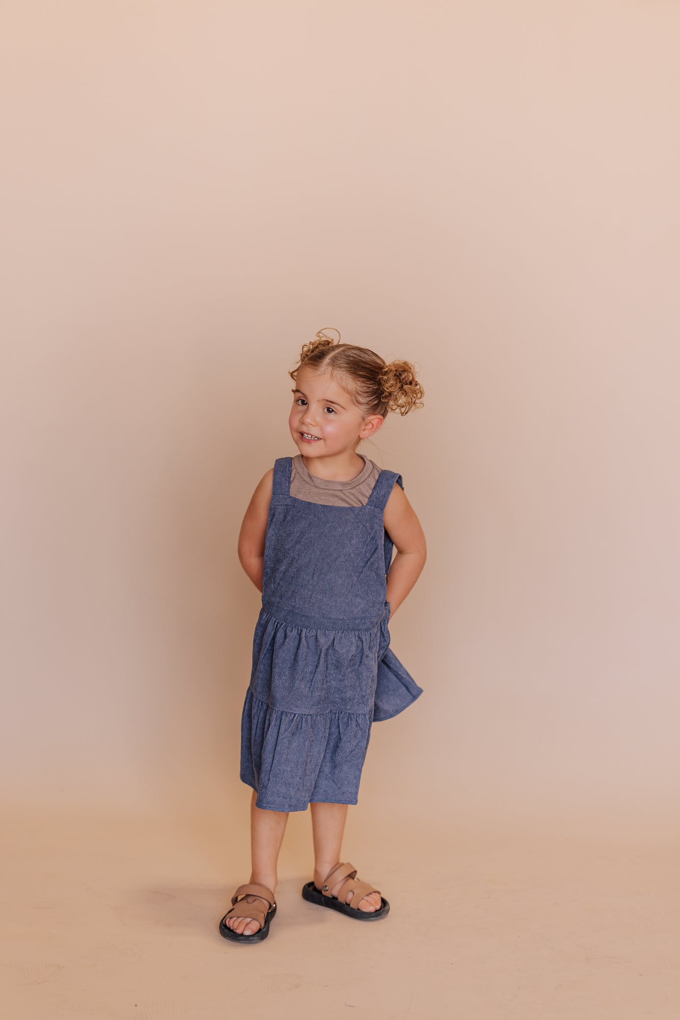 Blue Girls Fall Dress