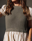 Sweater Top Dress