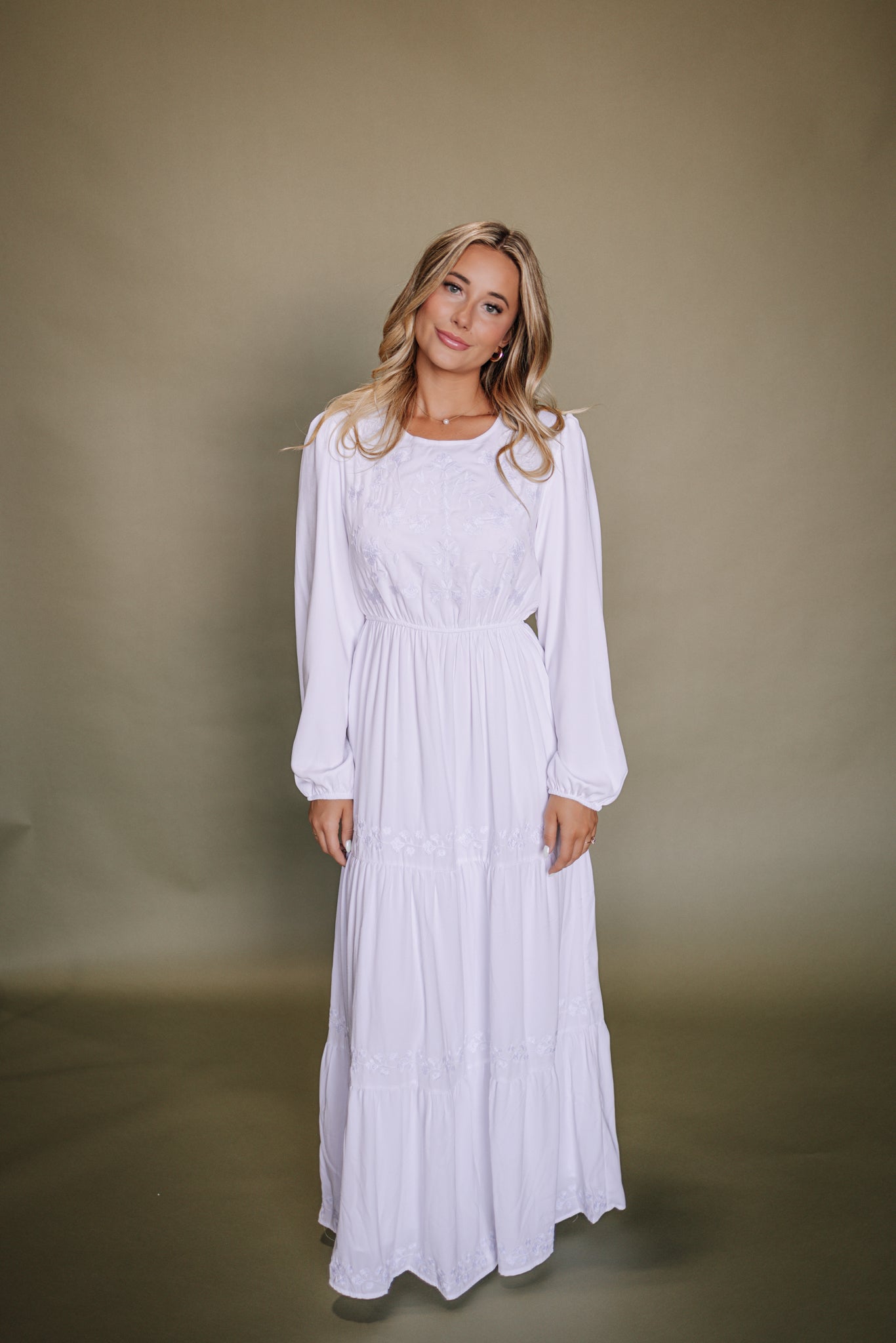 Petite LDS Temple Dress