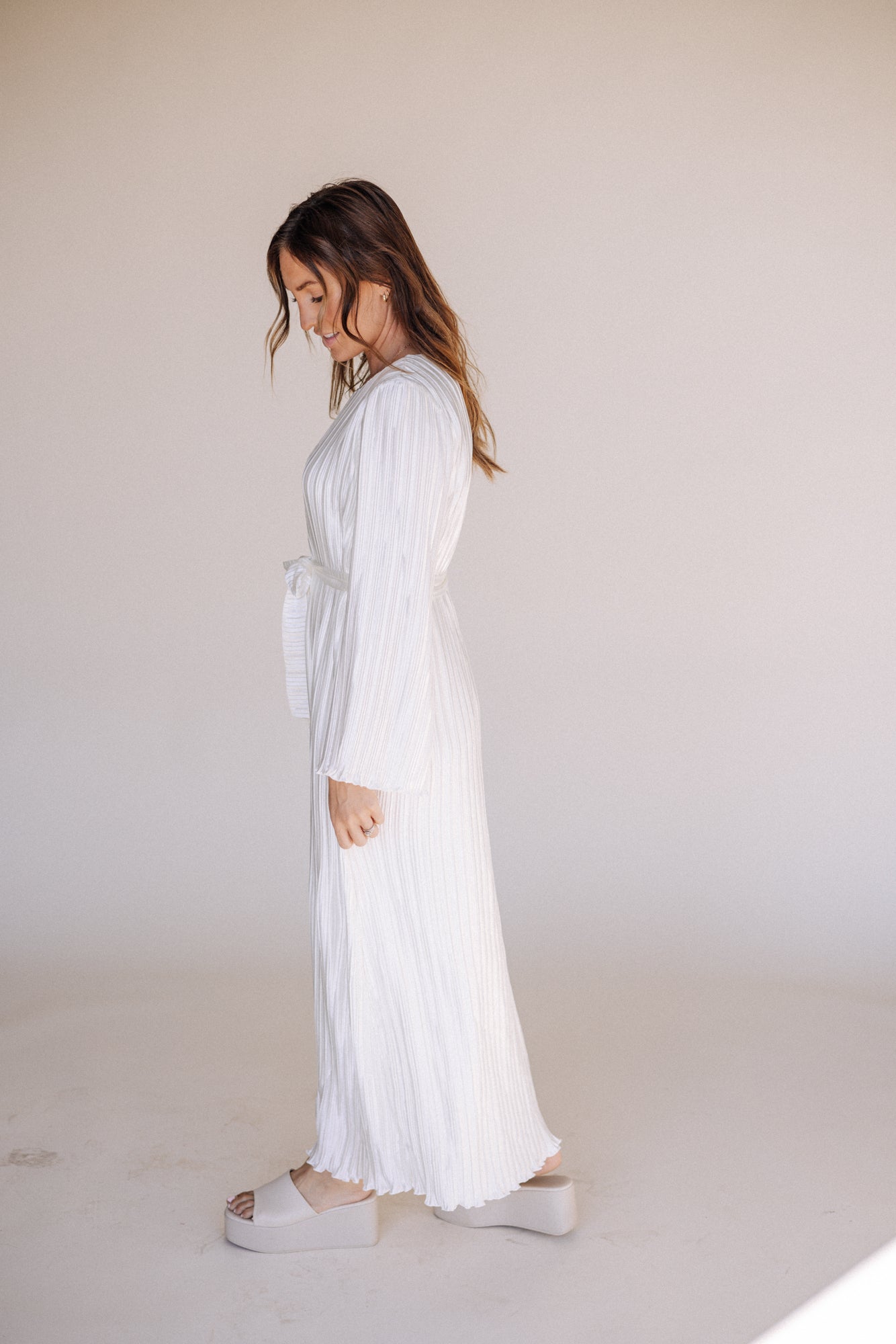 White Maxi Length Dress