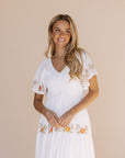 Sicily Embroidered Midi Dress - Coming Soon