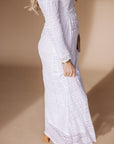 White Lace Maxi Dress