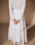 White Lace Maxi Dress