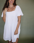 White Graduation Dress