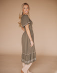 Flutter Sleeve Dress