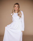 White Temple Dress