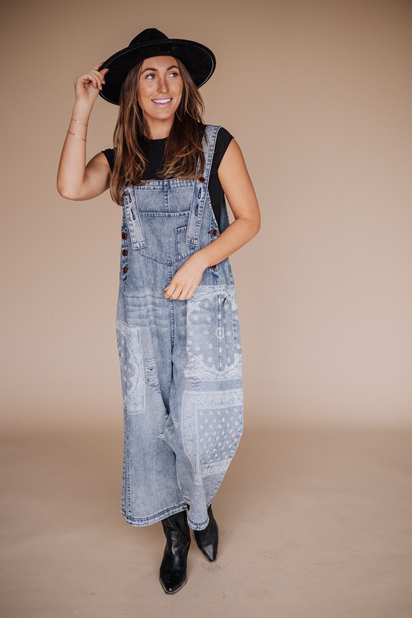 Women's Baggy Overalls