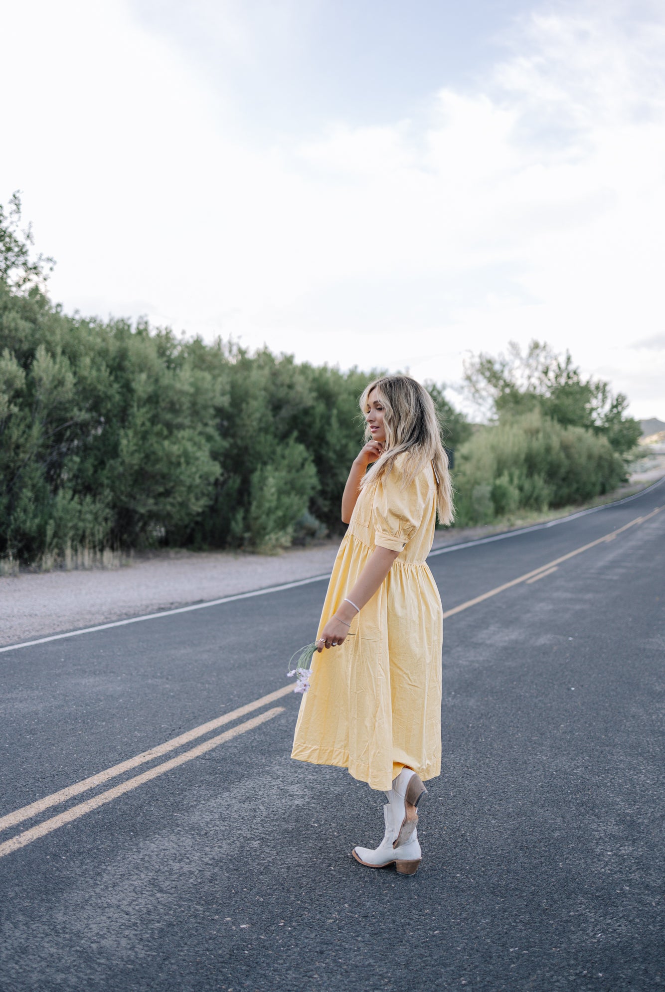 Yellow Photoshoot dress