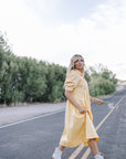 Yellow Modest Dress