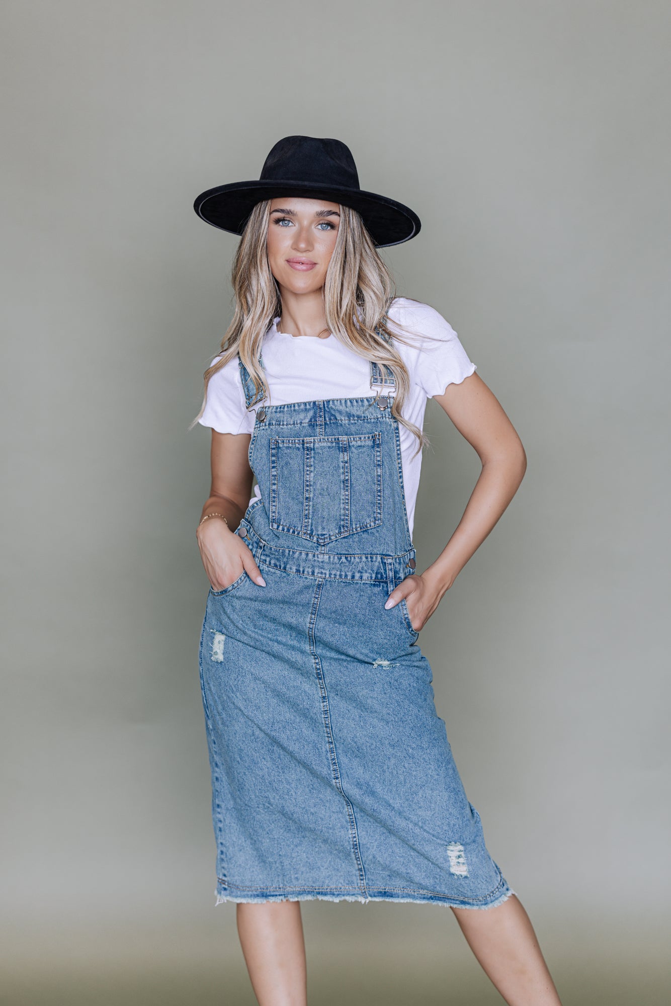 Denim Overall Dress – FEHRNVI