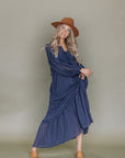 Navy Blue Maxi Dress