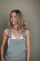 Sage Green Denim Dress