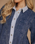 Alexa Long Sleeve Denim Dress