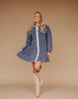 Alexa Long Sleeve Denim Dress