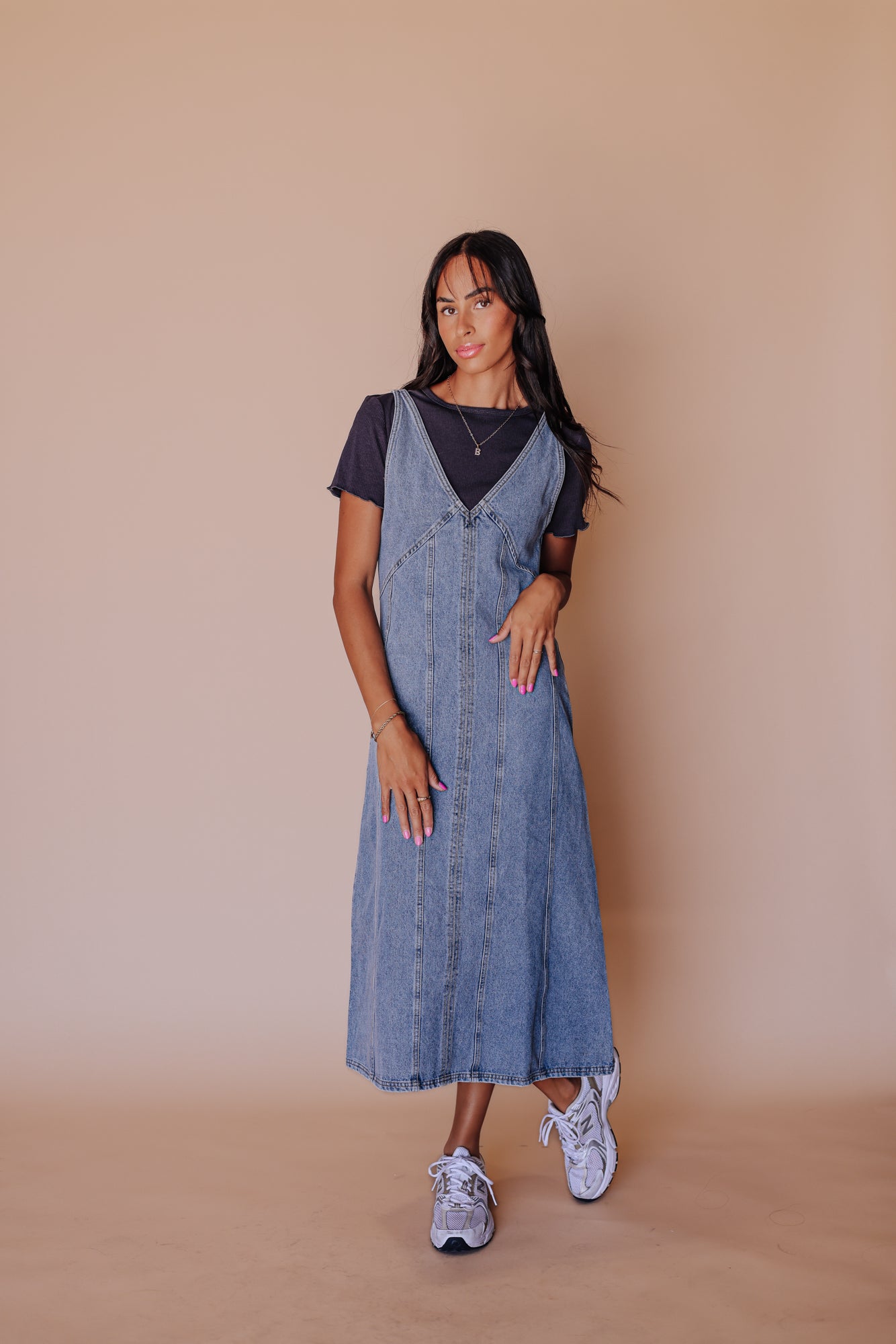 90's denim dress