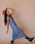 90’s Babe Denim Overall Dress