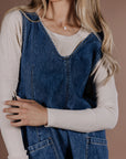 Darcy Denim Overall Dress