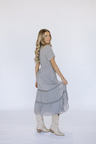 Gray Midi Dress