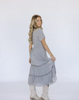 Gray Midi Dress