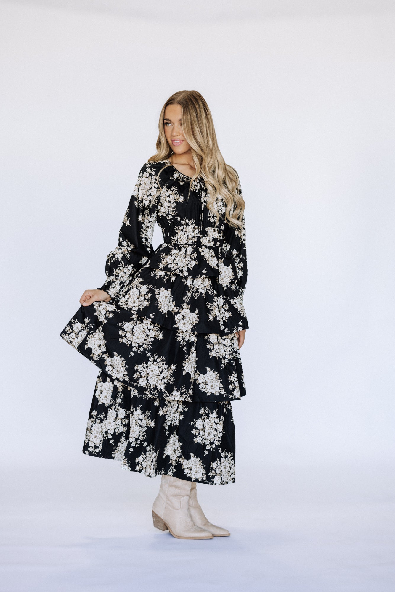 Long Sleeved Maxi Dress