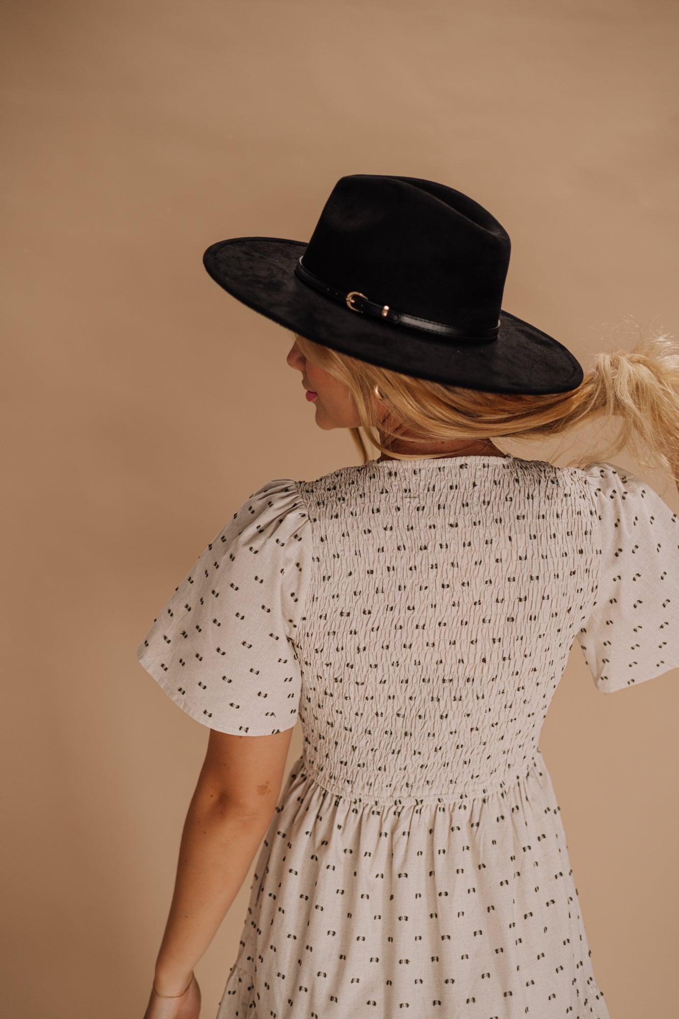 Tayla Cotton Midi Dress in Cream FEHRNVI