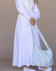 Large Quilted Puff Tote Bag