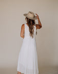 Braxtyn Crochet Dress in Ivory