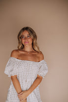 White Off The Shoulder Dress