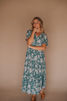 Turquoise maxi dress