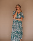 Turquoise maxi dress