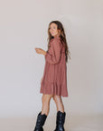 Kay Cotton Long Sleeve Dress