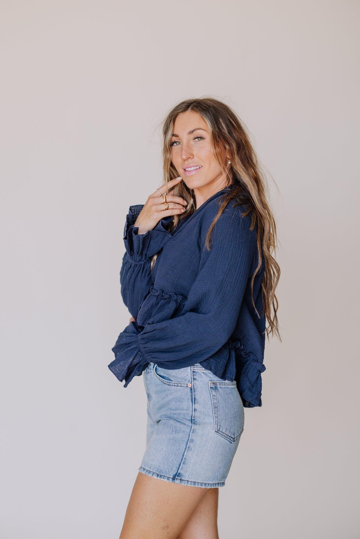 Brandy High Rise Denim Short FEHRNVI