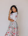 Modest floral dress