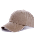 Mocha Brown Vintage Baseball Cap