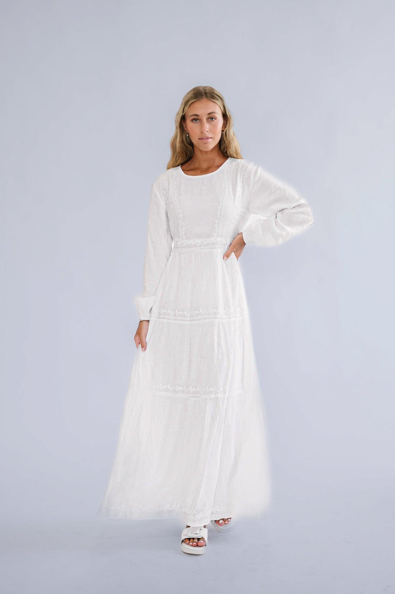 LDS Temple Dresses FEHRNVI