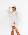 Keisha Dress in Cream