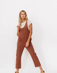 Relaxed fit ankle length women's jumpsuit