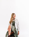 Green Overall Dress