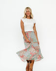 Patchwork Midi Skirt