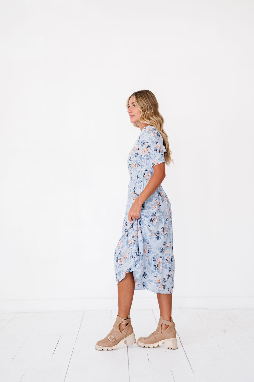 Margo Dress in Sky Blue - Preorder