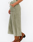 Lisa Wide Leg Pants in Olive